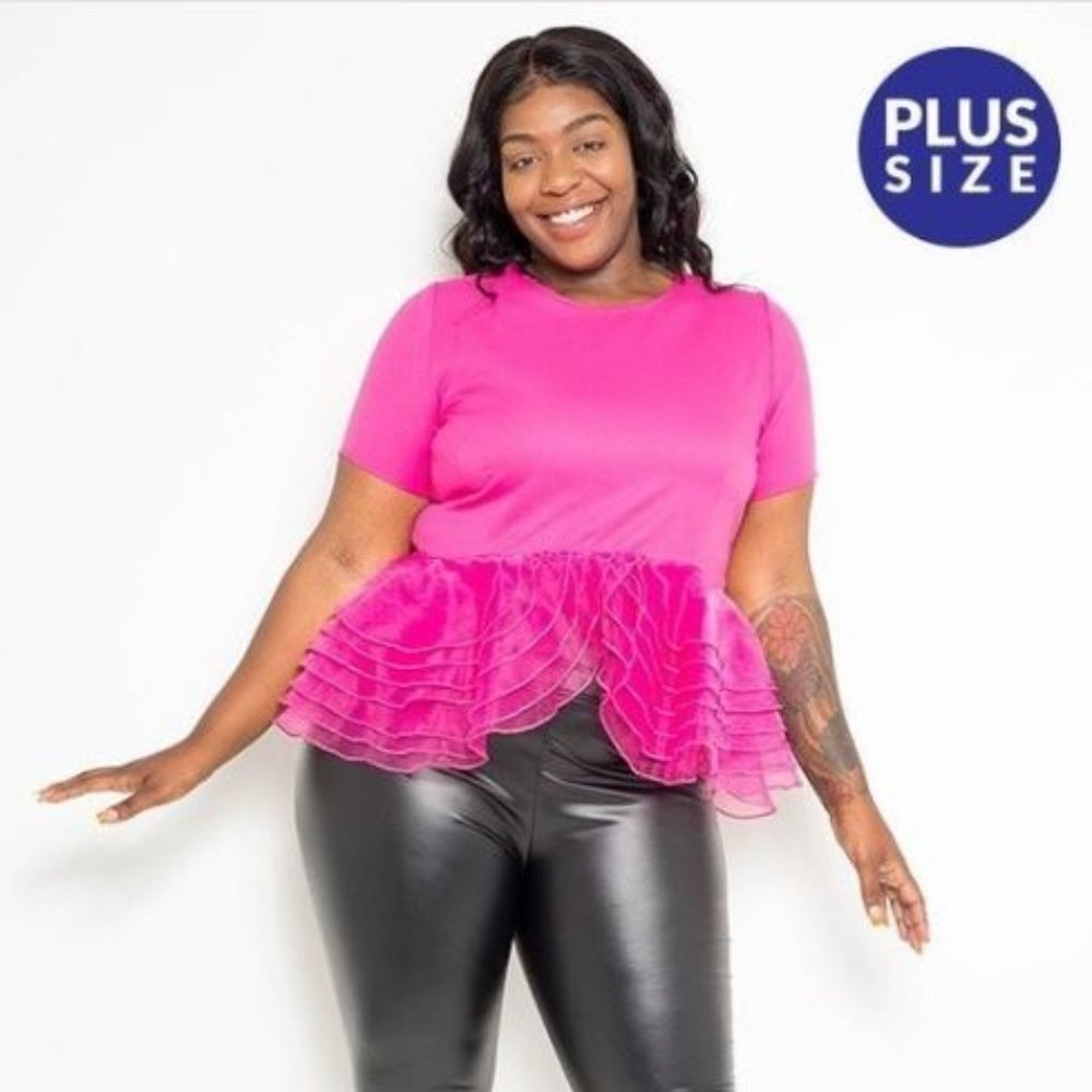 NEW - Plus Size - Ruffle My Feathers Blouse